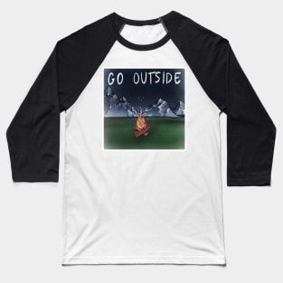 Go Outside Baseball T-Shirt